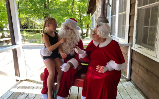 Mr and Mrs Claus Plus child